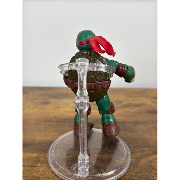 Vintage 2002 TMNT Raphael Action Figure Playmates Toys Red Bandana Ninja Turtle - Picture 3 of 7